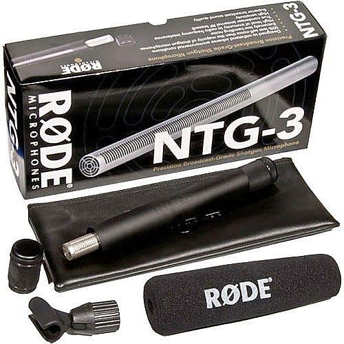 Rode NTG3 Microphone - Non Reflective Silver