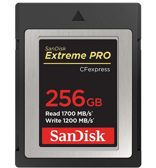 SanDisk Extreme Pro CFexpress Card Type B 256G 1700MB/s r 1200MB/S W