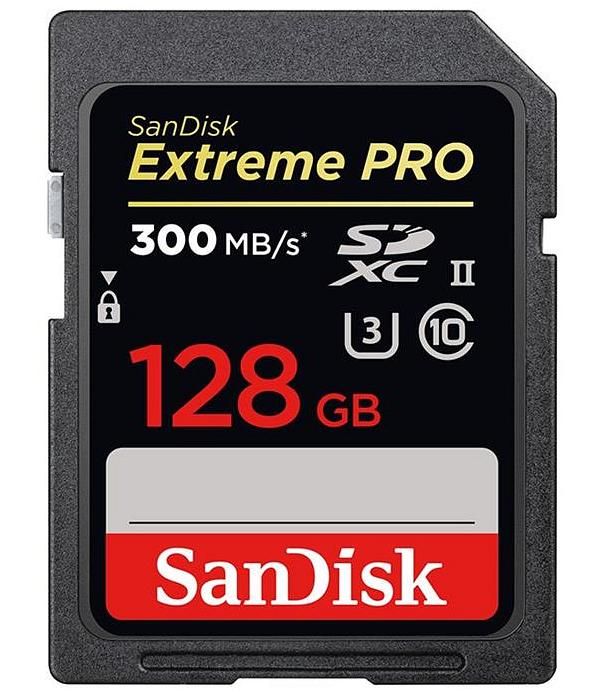 Sandisk Extreme Pro SDXC 128GB UHS-II 300MB/s