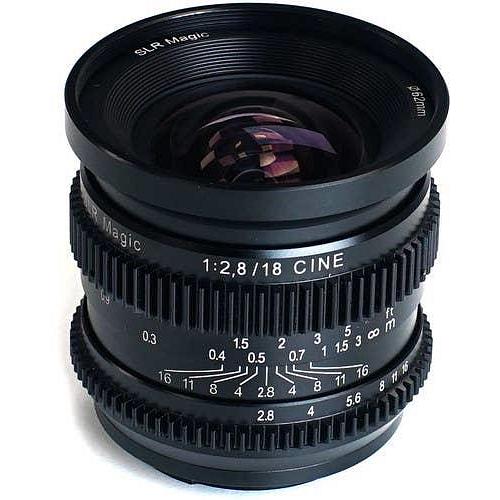 SLR Magic Cinema Lens 18mm f/2.8 E Mount