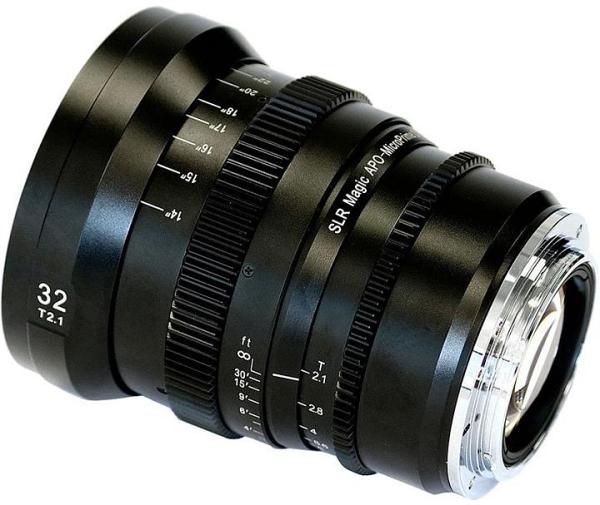 SLR Magic MicroPrime APO 32mm T2.1 lens EF Mount