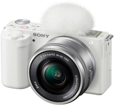 Sony ZV-E10 Body w/ 16-50mm White Kit