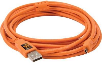 Tetherpro Usb 2 Male To Mini-B 8 Pin, 4.6m, Hi-Vis TETHER TOO