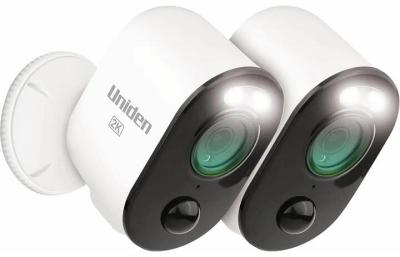 Uniden App Cam Solo Pro Wirefree 2K Security Camera and Spotlight (Twin Pack)