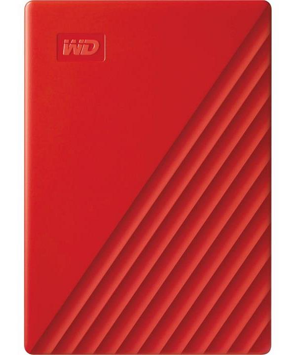 WD My Passport 2TB USB 3.0 Portable Hard Drive - Red