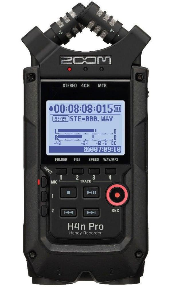 Zoom H4N Pro Handy Recorder All Black Edition