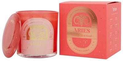 Aries Zodiac Candle -  2 Wick Scented Candle