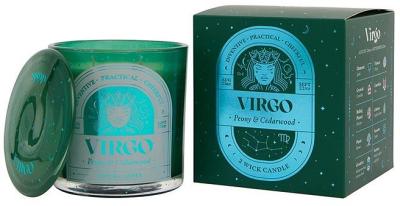 Virgo Zodiac Candle - 2 Wick Scented Candle
