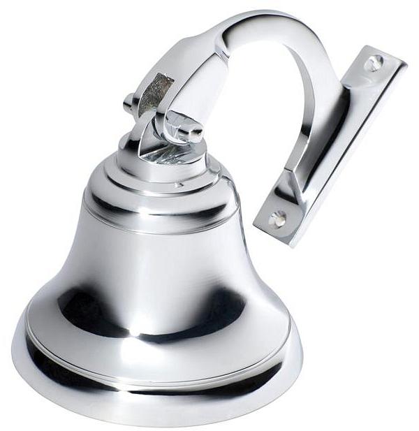 1293 Ships Bell Chrome Plated D100mm