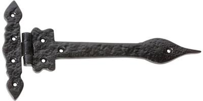 1852 Hinge Iron Gate Matte Black L235xH120mm