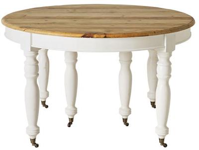 Annalise Extension Dining Table 124cm (Ext 326cm) White