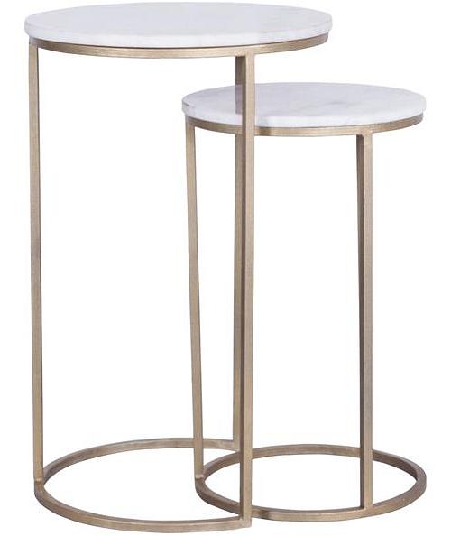 Avoca Marble Top Side Table