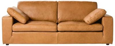 Blakely 3 Seater Leather Sofa Dakota Light Chestnut