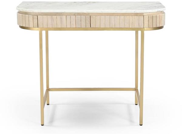 Deva Desk with Marble Top