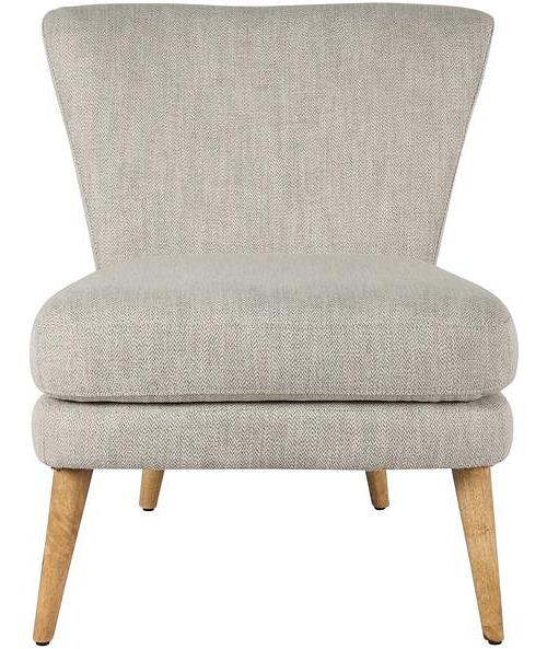 Ellis Weave Occasional Chair Herringbone Grey