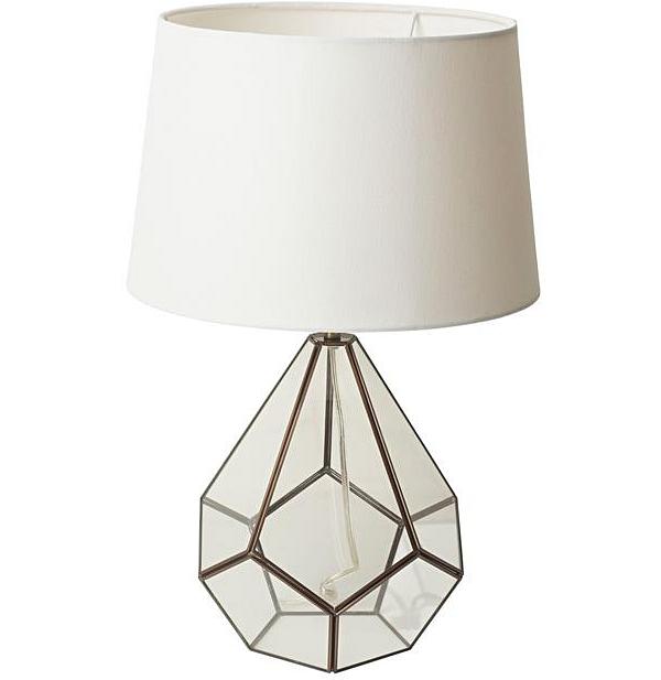 Hexagonal Table Lamp 54cm