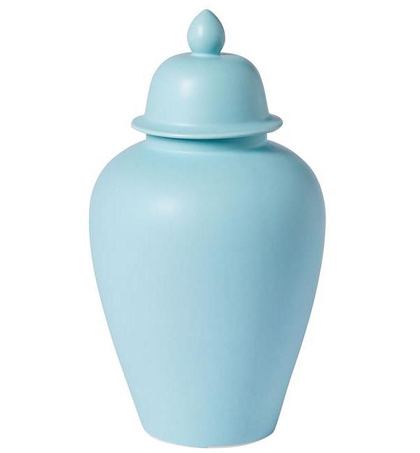 Kylix Ginger Jar Sky Blue Gloss 46cm