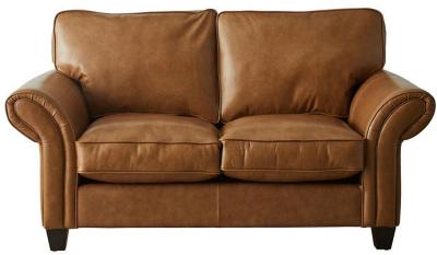 Marsanne 2 Seater Leather Sofa Chesnut