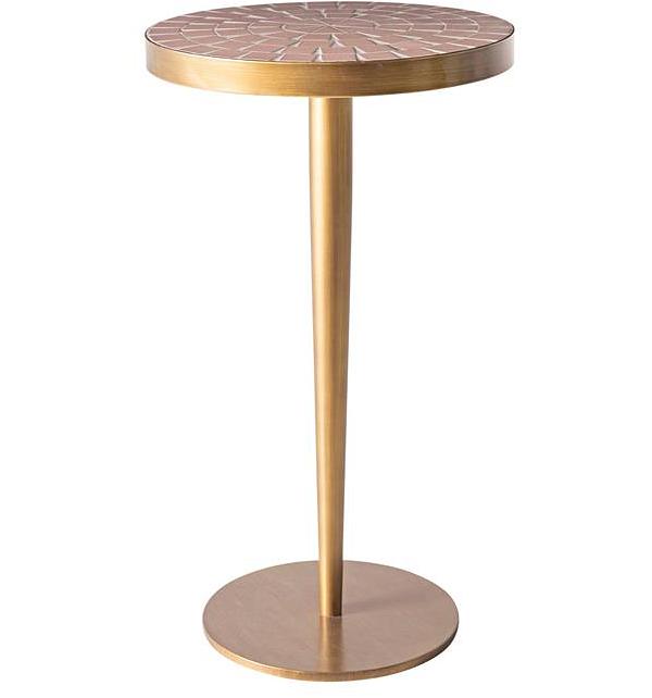 Martini Outdoor Side Table Blush Pink