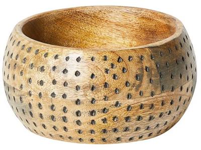 Parvani Black Dotted Bowl 15x7.5cm