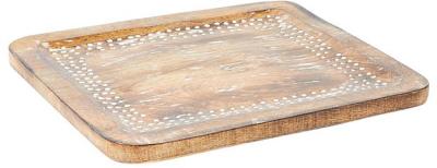 Parvani Dotted Framed Tray 40x35cm