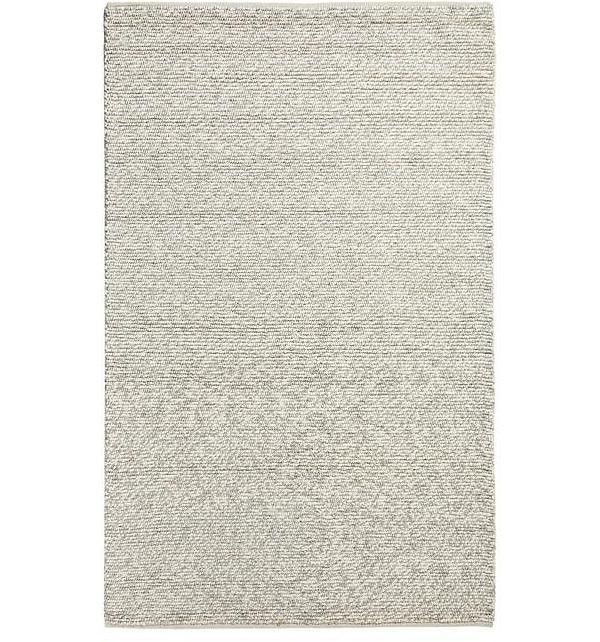 Pebbles Hand Woven Grey Wool Viscose Rug 240 x 150 cm
