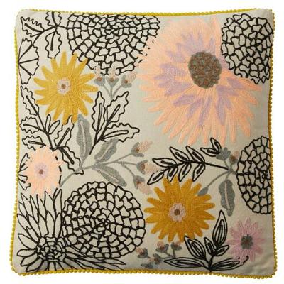 Stitch Bloom Line Cushion 45x45cm