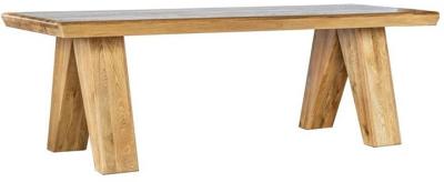 Maccelsfield Oak 240cm Dining Table  -  Early Settler Furniture