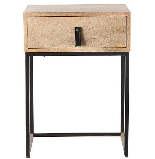 Willa 1 Drawer Bedside Table Natural - Early Settler Furniture