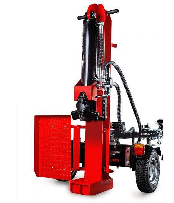 BAUMR-AG 65 Tonne Diesel Hydraulic Horizontal and Vertical Towed Wood Log Splitter with Detachable 4-Way Wedge - HDS800