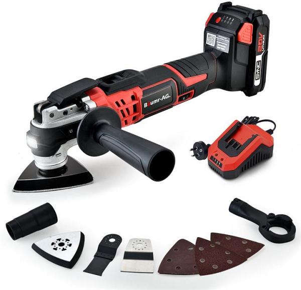 BAUMR-AG MF3 20V SYNC Cordless Oscillating Tool Kit with Battery and Fast Charger