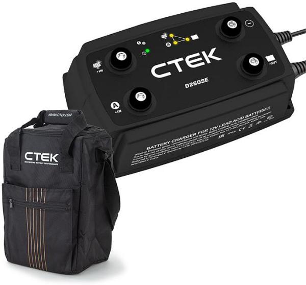 CTEK D250SE Dual Input DC-DC 20A Smart Battery Charger 12V Lead Acid Car Lithium