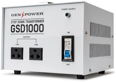 GENPOWER 1000W Step Down Transformer 240v-110v Stepdown Voltage Converter AU-US