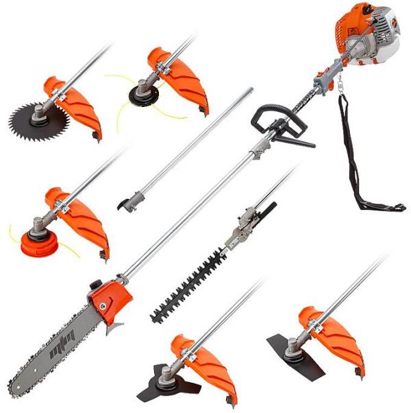 MTM Pole Chainsaw Brush Cutter Whipper Snipper Hedge Trimmer Saw Multi Tool 62CC