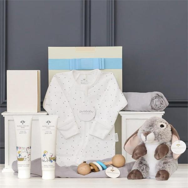 Baby Bathtime & Snuggles Boy Hamper