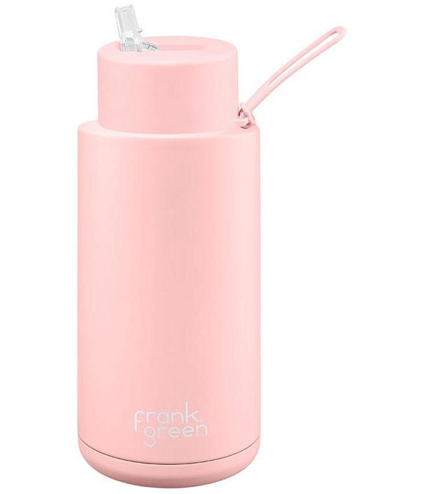 frank green Blush Straw Lid Reusable Bottle