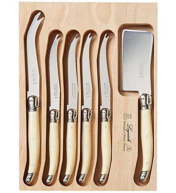 Laguiole French-Made Ultimate Cheese Knife Set