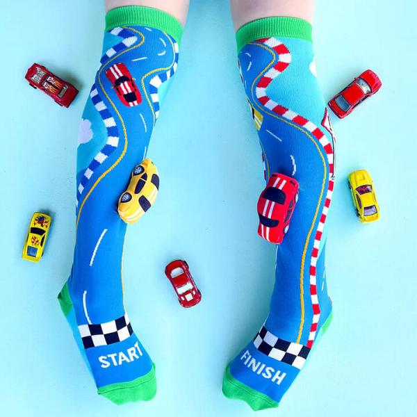 Madmia Racing Car Socks (3-5yrs)