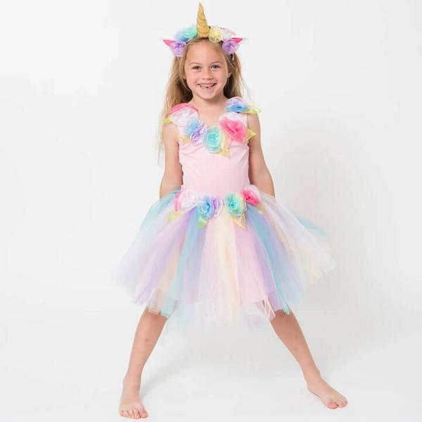 Mystical Unicorn Dress with Headband - Medium (4-6yrs)