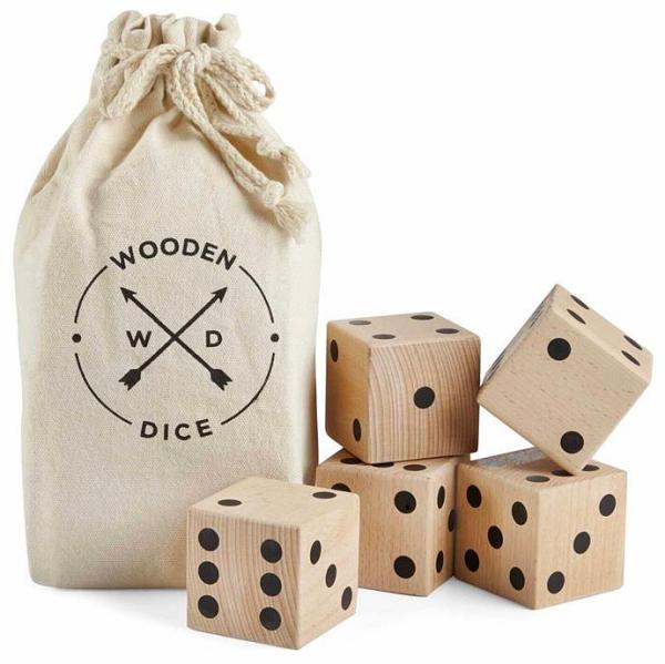 Oversized Wooden Dice