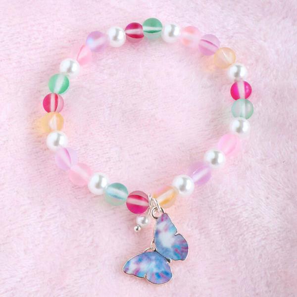 Petite Fleur Butterfly Elastic Bracelet