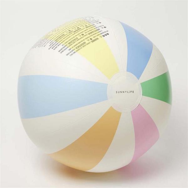 Pool Side Inflatable Beach Ball Pastel Gelato