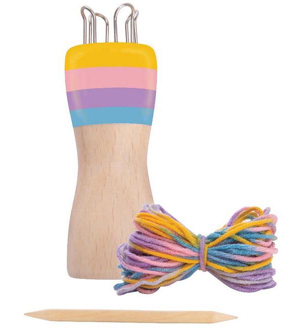 Rainbow French Knitting