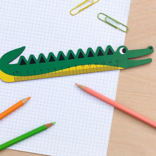 Rex London Crocodile Wooden Ruler