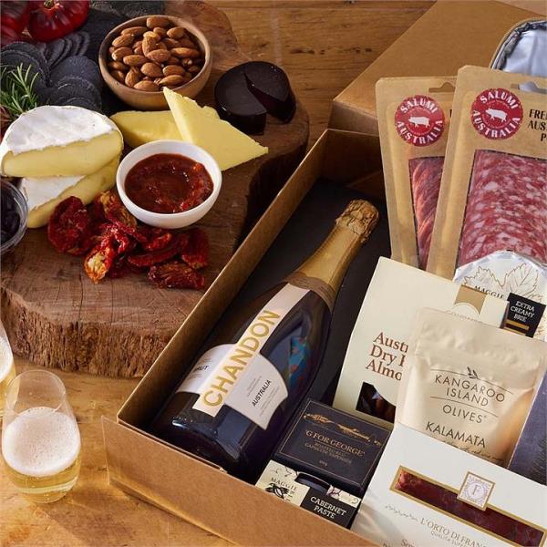 Ultimate Night in for two with Chandon Cheese Hamper
