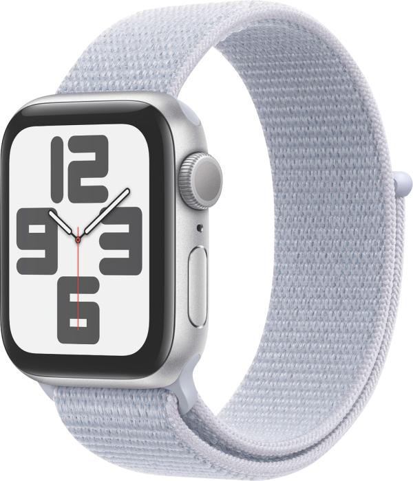 Apple MXEE3ZP/A Apple Watch SE GPS 40mm Silver Aluminium - Blue Cloud Sport Loop