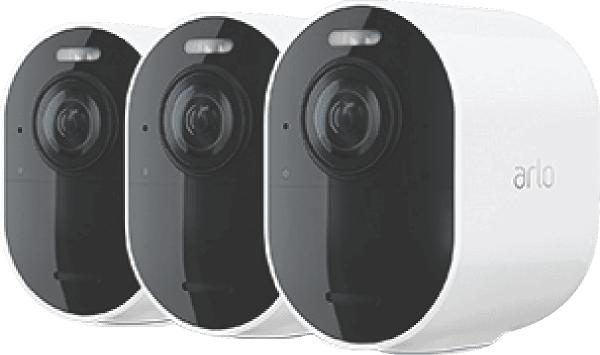 Arlo VMS5340-200AUS Arlo Ultra 2 Spotlight 4K Camera (3 Pack)