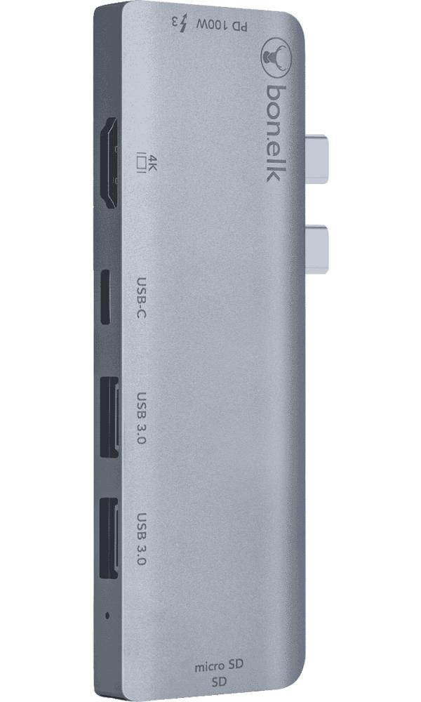 Bonelk ELK-80021-R Bonelk 7 in 2 USB-C Multiport Hub