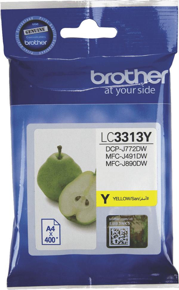 Brother LC3313Y Brother LC3313 Yellow Ink Cartridge