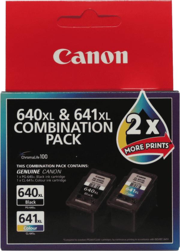Canon PG640XLCL641XL Canon PG640XL Black & CL641XL Colour Combo Pack